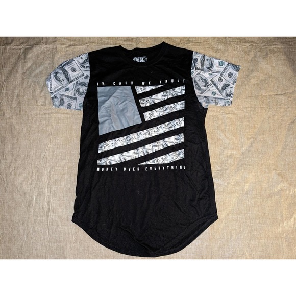 Fresh Laundry Other - Fresh Laundry men's medium shirt in cash we trust money over everything